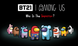 among us x bt21 collab